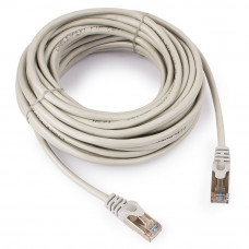 Патч-корд FTP 10m  Cablexpert PP22-10M серый  кат.5E