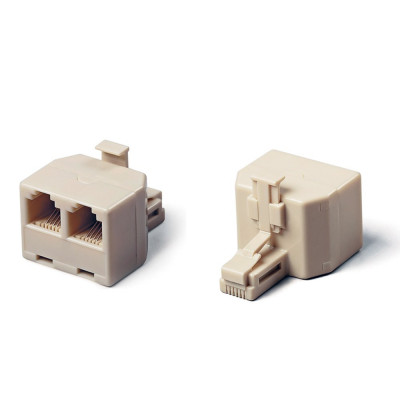 Разветвитель <US-12> RJ45 8P8C (джек) -> 2x8P8C (розетки)