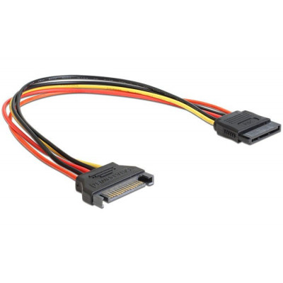 Удлинитель кабеля питания SATA 30 см Cablexpert CC-SATAMF-01