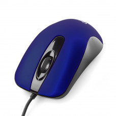 Мышь Gembird MOP-400-B, синий USB, бесшумный клик