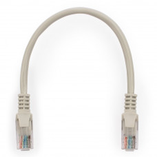 Патч-корд UTP   0.25m Cablexpert PP12-0.25M <серый> кат.5E