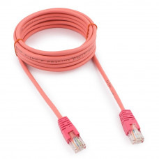 Патч-корд UTP   3m Cablexpert PP12-3M/RO <розовый> кат.5E