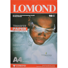 Бумага Lomond <0808411> для термопереноса А4, 10л., на светлые ткани