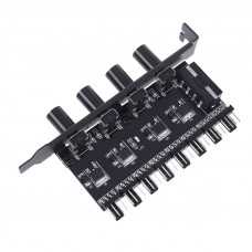 Контроллер вентиляторов 8 каналов 4pin PWM в PCI слот BXBA-XD-BD, питание Molex