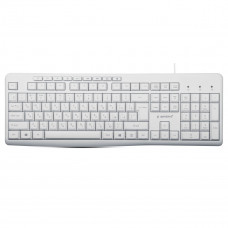 Клавиатура Gembird KB-8430M, USB, бел., 113 кл, м/медиа, каб. 1,5м