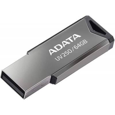 Флэш-диск 32 GB A-Data <UV250 AUV250-32G-RBK> UV250 USB 2.0 серебристый