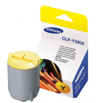 Картридж Samsung <CLP-Y300A>  для CLP-300 (1000стр.) желтый