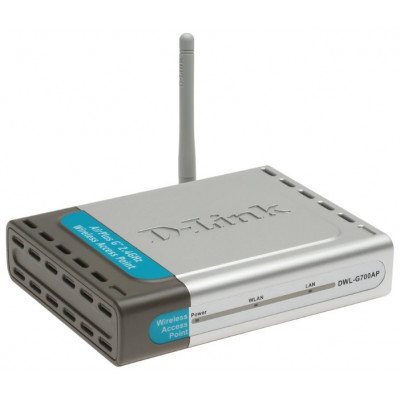 Точка доступа D-Link <DWL-G700AP> 1UTP 10/100Mbps, 802.11b/g, 54Mbps