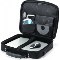 Сумка для ноутбука Dicota N14548 для 12-13" MultiSlight кожа/полиэстер, черный, (350 x 290 x 65 мм)