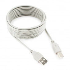 Кабель USB 2.0 A-->B, 5м <CC-USB2-AMBM-15>