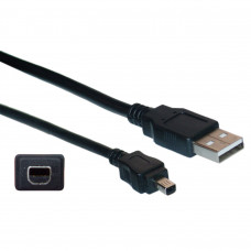 Кабель USB A-->miniB 4P 1.8м