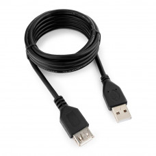 Кабель USB 2.0 удлинитель A,  1.8м проф. Cablexpert  <CCP-USB2-AMAF-6>