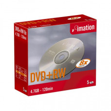 DVD+RW 4.7GB, IMATION  8x Jewel Case