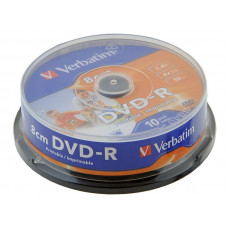 DVD-R 1.4GB, Verbatim  4x Cake Box   10 шт. Printable