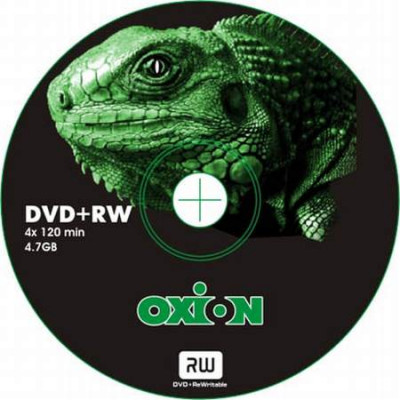 DVD+RW 4.7GB, OXION  4x тех. упаковка 100 шт. "Игуана"