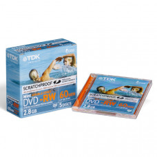 DVD-RW 2.8GB, TDK 8см, Scratchproof