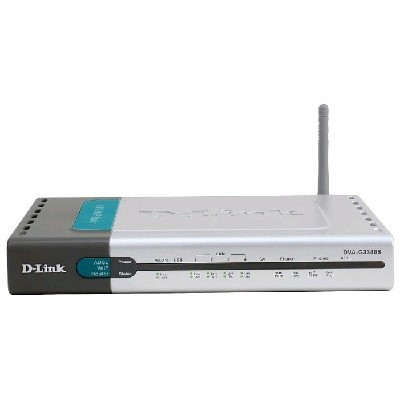 Модем D-Link <DVA-G3340S> Wireless ADSL VoIP Router (4UTP 10/100 Mbps, 1WAN, 2RJ11 Phone ports, USB)