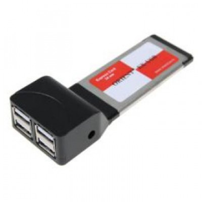 Адаптер Express Card/34mm->USB 2.0 4 port <Orient>