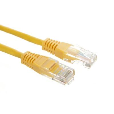 Патч-корд UTP 15m Telecom <желтый> кат.5E