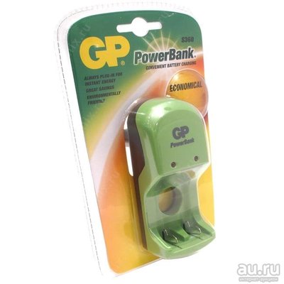 Зарядное уст-во GP <GPPB360GS-UE1> PowerBank (NiMh, AA/AAA)