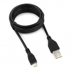 Кабель USB 2.0 A-->microB 5P 1.8м проф. <CCP-mUSB2-AMBM-6>