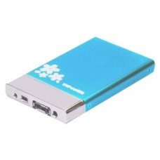 Flexi-Drive EXT VPA2-25118s-Blue USB 2.0 2.5" SATA+eSATA, алюминий, голубой