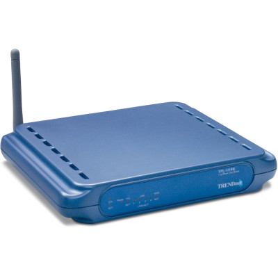 Маршрутизатор TRENDnet <TPL-111BR> Wireless Powerline Router (4UTP 10/100Mbps,1WAN, 802.11b/g,125Mbp