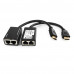 Удлинитель HDMI по витой паре Gembird <DEX-HDMI-01> HD19Mx2/RJ45Fx2