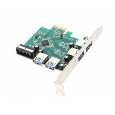 Контроллер PCI-E, USB3.0 AgeStar <U3E>  2 port-ext