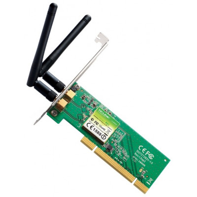 Адаптер TP-Link <TL-WN851ND> 108M Wireless PCI Adapter, Atheros, 2x2 MIMO, 2.4GHz, 802.11n
