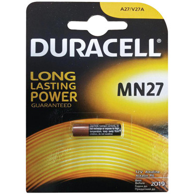 Батарейка Duracell MN27 B1 Security 12V Alkaline