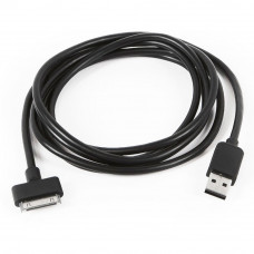 Кабель USB 2.0 A-->iPhone/iPod/iPad Gembird <CC-USB-AP1MB> 1м, черный
