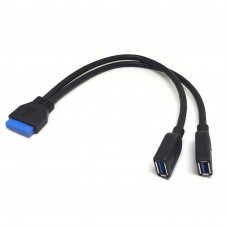 Планка для мат. платы 20 pin Espada EIDC20PF-USB3X2 <кабель 50 см>