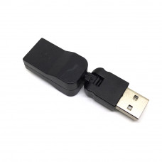 Переходник USB 2.0 A(m) --> A(f), Espada <EUSBAmfWSh> <37668> поворотный 180°/ 270°