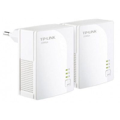 Адаптер TP-Link <TL-PA2010KIT> Powerline адаптер 200 Мбит/с <2 шт.>
