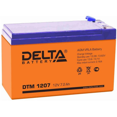 Аккумулятор    7.0Ah / 12V <Delta> <DTM 1207>