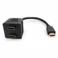 Разветвитель HDMI Cablexpert DSP-2PH4-002 HD19M/2x19M, 1 компьютер - 2 монитора