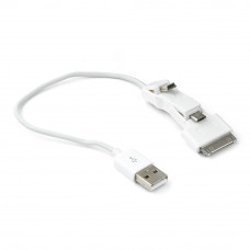 Переходник Gembird <A-USBTO12B> USB --> mini-USB, micro-USB, iPhone4, iPad