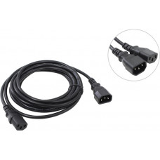 Удлинитель кабеля питания  5м VCOM <VDE> 3G*0.75mm