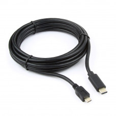 Кабель USB 2.0 microB-->C, 3м Cablexpert <CCP-USB2-mBMCM-10> Type-C