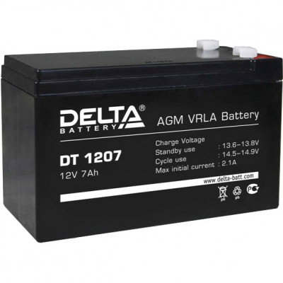 Аккумулятор    7.0Ah / 12V <Delta> <DT 1207>