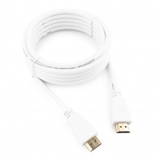 Кабель HDMI ==> HDMI 1.4 (19M/19M)  3м Cablexpert <CC-HDMI4-W-10> белый, позол.разъемы, экран