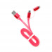 Кабель USB 2.0 A-->microB 5P+Apple Lightning 1м Cablexpert <CC-mAPUSB2pk1m> розовый