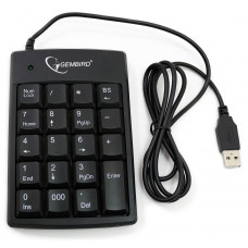 Клавиатура Gembird KPD-U1 цифровая, USB, +2 USB  порта