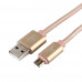 Кабель USB 2.0 A-->microB 5P  1м Cablexpert <CC-U-mUSB02Gd-1M> серия Ultra, золотой, блистер