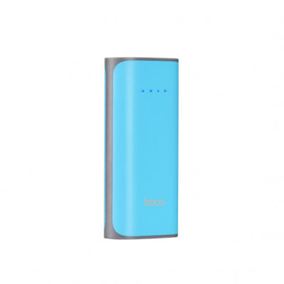 Мобильный аккумулятор Hoco B21-5200, 5200мА/ч,USB, 1A, синий