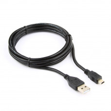 Кабель USB 2.0 A-->miniB 5P 1.8м проф. Cablexpert <CCP-USB2-AM5P-6>