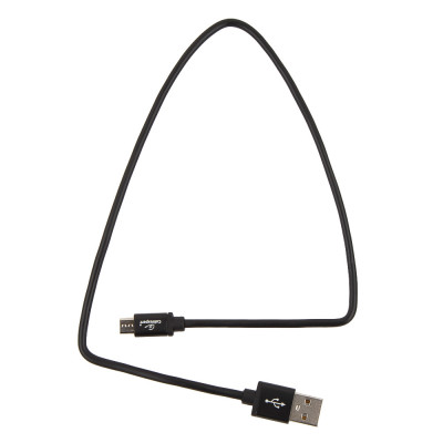 Кабель USB 2.0 A-->microB 5P  0.5м Cablexpert <CC-S-mUSB01Bk-0.5M> черный