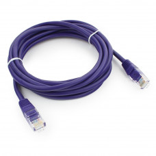 Патч-корд UTP   3m Cablexpert <PP12-3M/V> фиолетовый, кат.5E