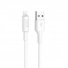 Кабель USB 2.0 A(m) --> Lightning  1м hoco X25, белый